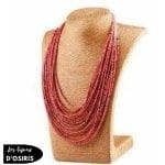 Collier Plastron  Coloré Long - Bijoux-egyptiens.fr