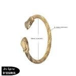 Bracelet  Serpent Homme - Bijoux-egyptiens.fr