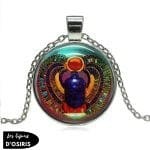 Collier  Pendentif Scarabée - Bijoux-egyptiens.fr