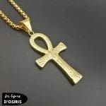 Collier  Pendentif Croix Égyptienne - Bijoux-egyptiens.fr