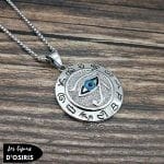 Collier  Pendentif Oeil Bleu - Bijoux-egyptiens.fr