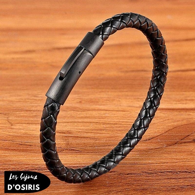 Bracelet  Noir Homme - Bijoux-egyptiens.fr