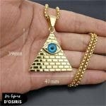 Collier  Oeil Bleu - Bijoux-egyptiens.fr