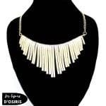 Collier Plastron  Doré Grand - Bijoux-egyptiens.fr