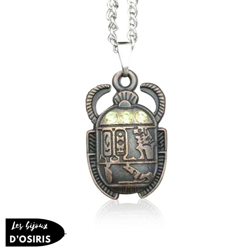 Amulette  Pendentif Scarabée Egyptien Collier - Bijoux-egyptiens.fr