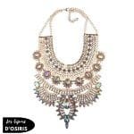 Collier Plastron  Femme Doré - Bijoux-egyptiens.fr
