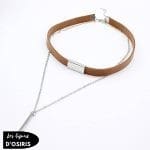 Collier Ras de Cou  Noir Femme - Bijoux-egyptiens.fr