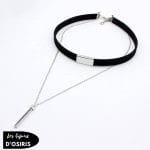 Collier Ras de Cou  Noir Femme - Bijoux-egyptiens.fr