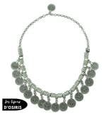 Collier Plastron  Argent - Bijoux-egyptiens.fr
