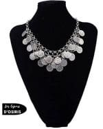 Collier Plastron  Argent - Bijoux-egyptiens.fr