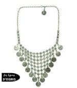 Collier Plastron  Argent - Bijoux-egyptiens.fr