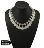 Collier Plastron  Argent - Bijoux-egyptiens.fr