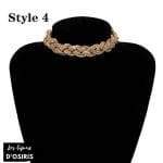 Collier Ras du Cou  Femme - Bijoux-egyptiens.fr