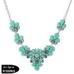 Collier Plastron  Bleu - Bijoux-egyptiens.fr