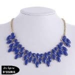 Collier Plastron  Bleu - Bijoux-egyptiens.fr