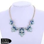 Collier Plastron  Pierres Rose - Bijoux-egyptiens.fr