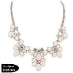 Collier Plastron  Pierres Rose - Bijoux-egyptiens.fr