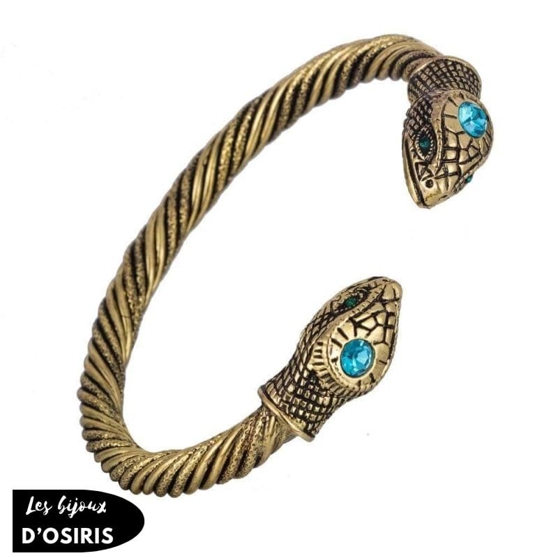 Bracelet Serpent  Argent Femme - Bijoux-egyptiens.fr