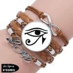 Bracelet Oeil horus - Bijoux-egyptiens.fr