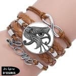 Bracelet Oeil horus - Bijoux-egyptiens.fr