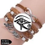 Bracelet Oeil horus - Bijoux-egyptiens.fr