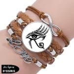 Bracelet Oeil horus - Bijoux-egyptiens.fr
