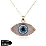 Collier  Oeil Oudjat Pendentif - Bijoux-egyptiens.fr