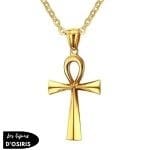 Collier  Pendentif Croix Ankh - Bijoux-egyptiens.fr