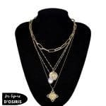 Collier  Nefertiti Cartouche - Bijoux-egyptiens.fr
