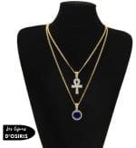 Collier  Pendentif Ankh Argent - Bijoux-egyptiens.fr