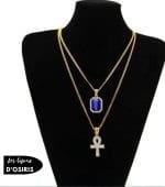 Collier  Pendentif Ankh Argent - Bijoux-egyptiens.fr