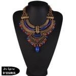 Collier Plastron  Ethnique Grand - Bijoux-egyptiens.fr