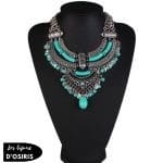 Collier Plastron  Ethnique Grand - Bijoux-egyptiens.fr