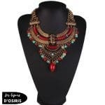 Collier Plastron  Ethnique Grand - Bijoux-egyptiens.fr