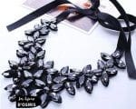 Collier Ras le Cou  Noir - Bijoux-egyptiens.fr