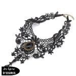 Collier Ras de Cou  Noir - Bijoux-egyptiens.fr