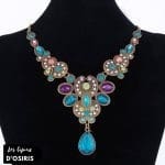 Collier Plastron  Coloré - Bijoux-egyptiens.fr