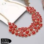 Collier Plastron  Coloré - Bijoux-egyptiens.fr