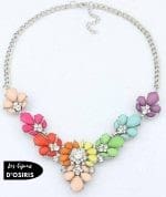 Collier Plastron  Coloré - Bijoux-egyptiens.fr