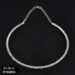 Collier Plastron  Blanc - Bijoux-egyptiens.fr