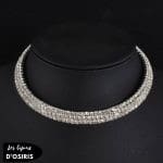 Collier Plastron  Blanc - Bijoux-egyptiens.fr