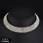 Collier Plastron  Blanc - Bijoux-egyptiens.fr