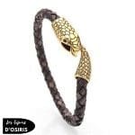 Bracelet Tête de  Serpent - Bijoux-egyptiens.fr