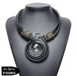 Collier Plastron  Vert Africain - Bijoux-egyptiens.fr