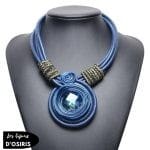 Collier Plastron  Vert Africain - Bijoux-egyptiens.fr