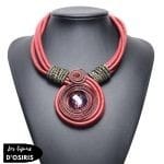 Collier Plastron  Vert Africain - Bijoux-egyptiens.fr